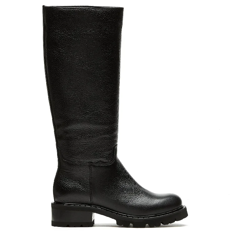 boots for preventing foot fatigue-CHANNING PEBBLED LEATHER BOOT