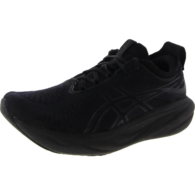 running shoes with breathable design for comfort -Asics Mens GEL-Nimbus 26 Mesh Work Out Running & Training Shoes