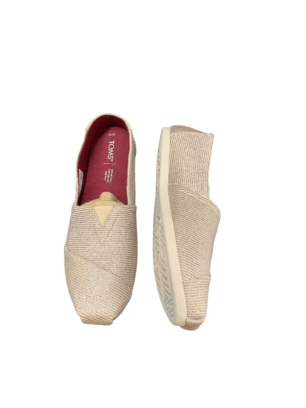 Classic flats for women of all ages -Shoes Flats By Toms In Gold, Size: 11