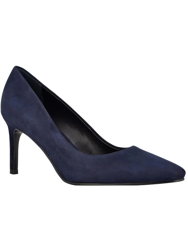 Callia Womens Suede Square Toe Pumps