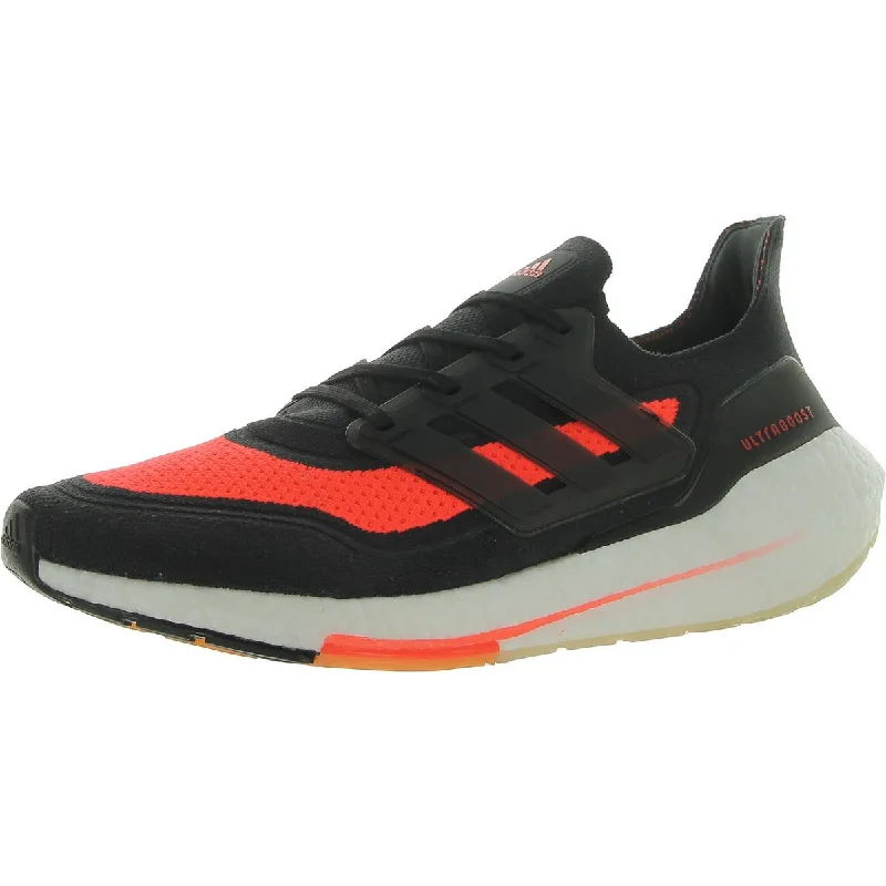 running shoes for road training -Adidas Mens ULTRABOOST 21 Trainer Fitness Running & Training Shoes