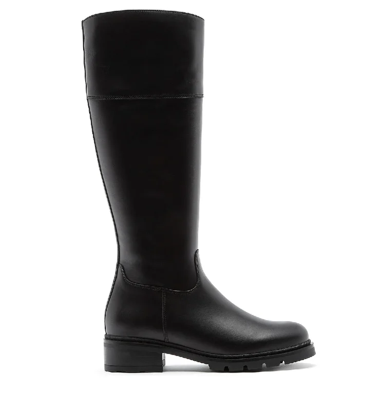 boots for fashionable comfort in winter weather-SAVOURY LEATHER BOOT