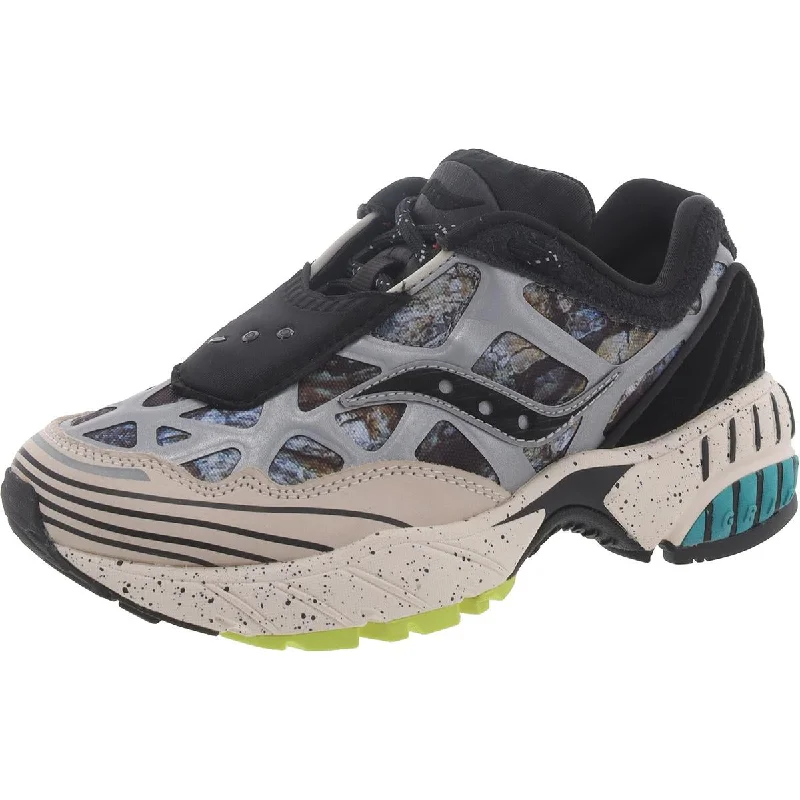 running shoes for better foot arch -Saucony Mens Grid Web Lace-Up Padded Insole Running & Training Shoes