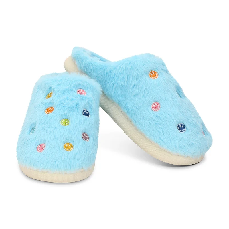 slippers for walking on wood floors-You Make Me Smile Slipper