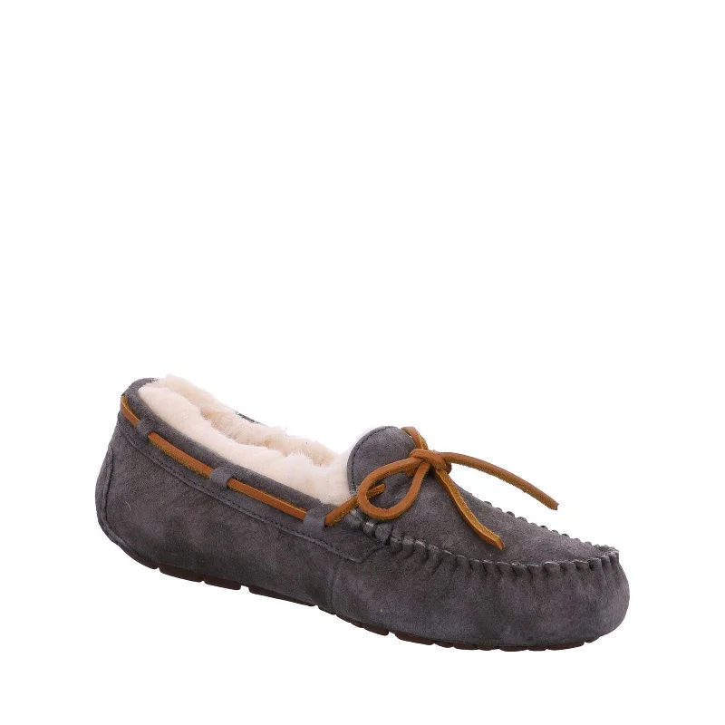 slippers for outdoor use with arch support-Women's Shoes UGG DAKOTA Moccasin Indoor/Outdoor Slippers 5612 PEWTER