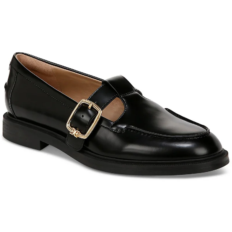 loafers for men with sleek office-ready design -Sam Edelman Womens ELAINA Leather Buckle Loafers