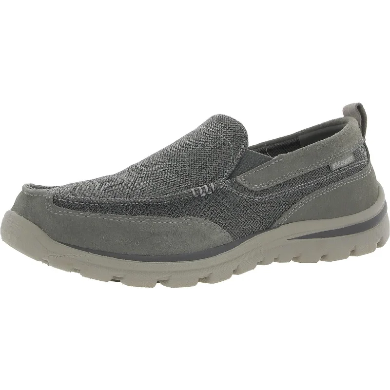 affordable loafers for everyday use -Skechers Mens Superior - Milford Slip-On Relaxed Fit Loafers