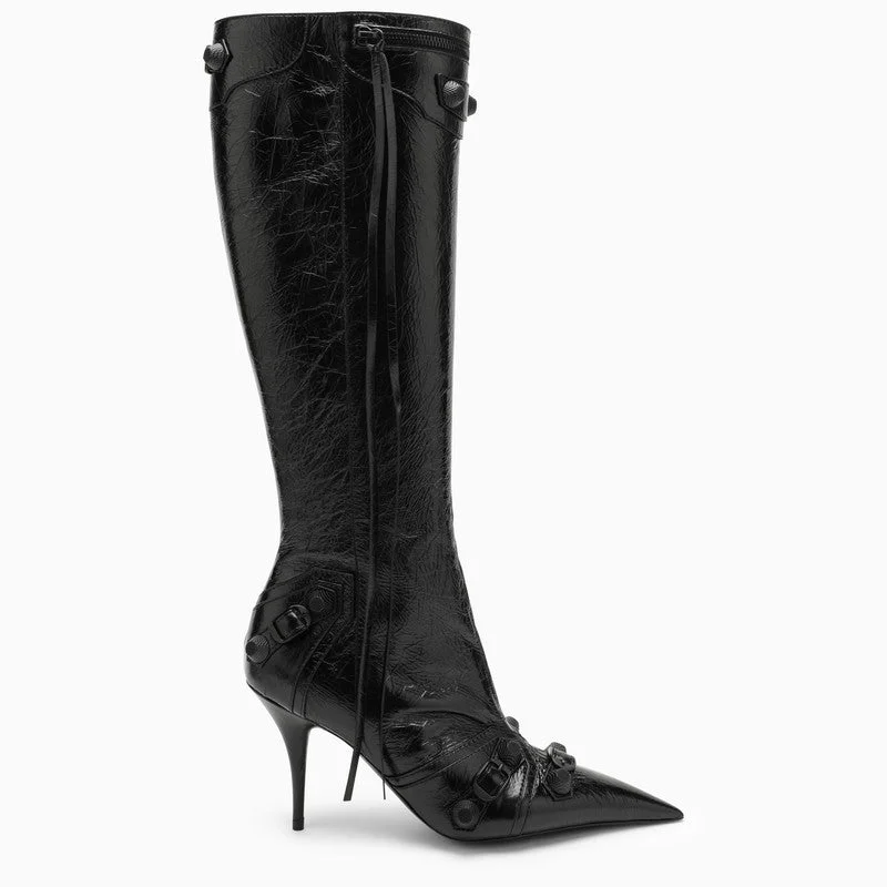 boots with thick soles for added protection-Dive into Bold Fashion with Balenciaga's Cagole H90 Boots