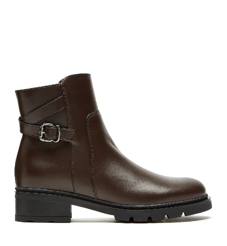 boots for waterproof winter weather protection-SHAI LEATHER BOOTIE