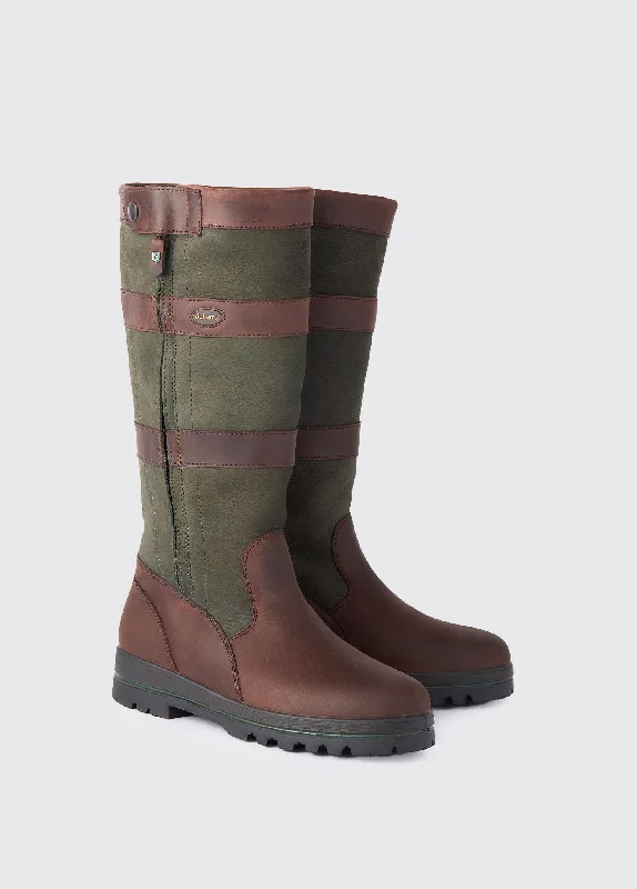 boots for use in rugged outdoor environments in winter-Wexford Mens Country Boot - Ivy