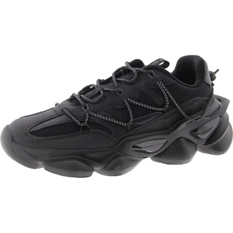 running shoes for marathon-specific needs -Steve Madden Mens Storm Faux Leather Fitness Running & Training Shoes