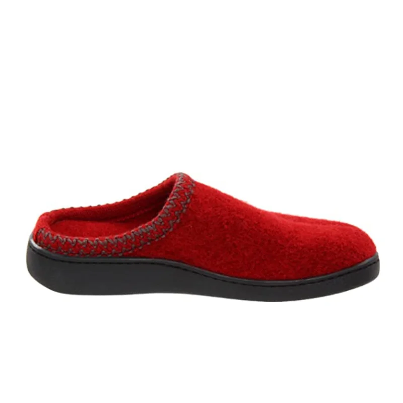 slippers for recovery after foot surgery-Haflinger AT Slipper (Unisex) - Chili