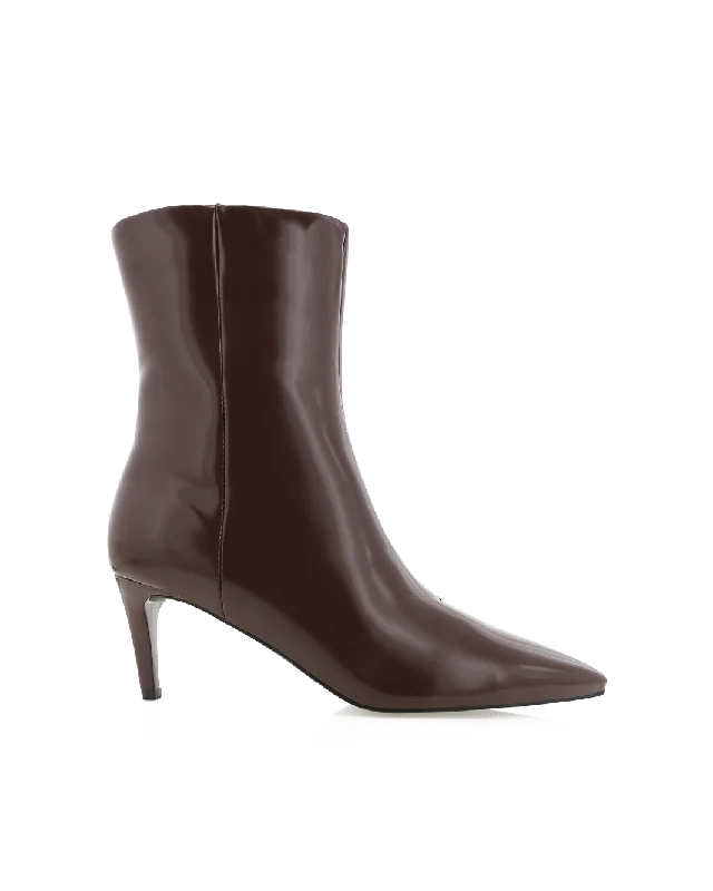 boots for snowstorms and cold temperatures-AINSLEY - CHOC SHINE