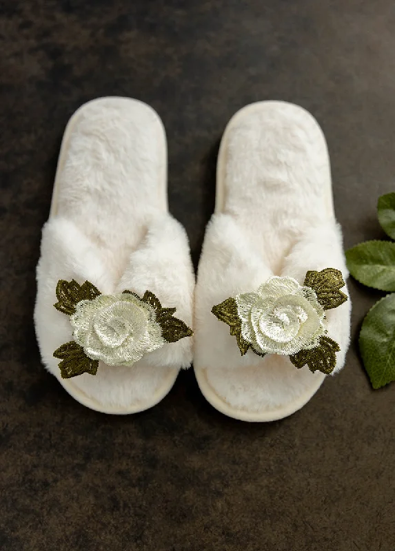 slippers for comfortable all-day wear-Fiona Slipper in Cream