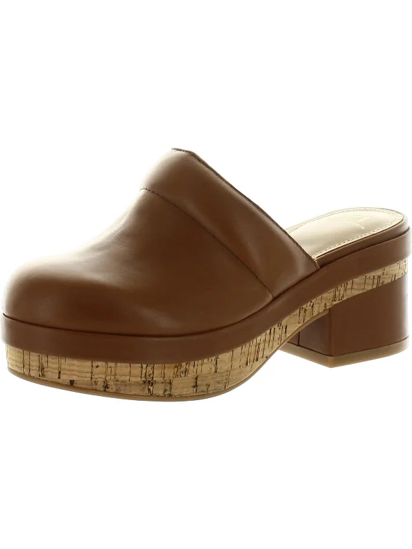 slippers for cozy relaxation at home-Beckett Womens Leather Slip On Clogs