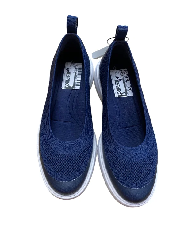 Vegan-friendly flats shoes for women -Shoes Flats By Cole-haan In Blue, Size: 7.5