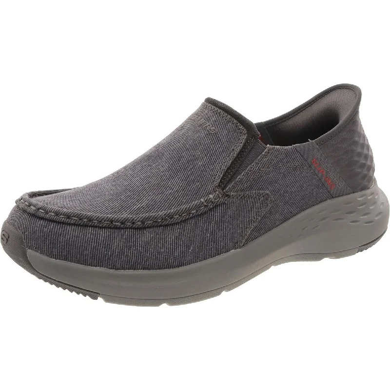 chic loafers for women with elegant designs -Skechers Mens Slip On Cushioned Footbed Loafers