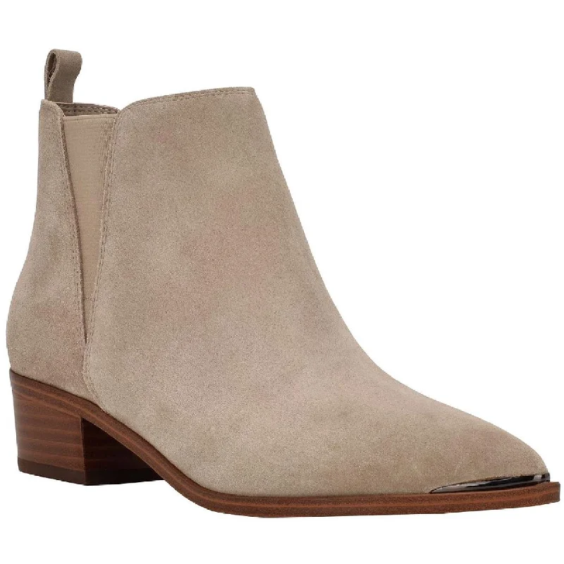 boots for winter weather with added foot protection-Marc Fisher Womens Mady  Suede Chelsea Boots