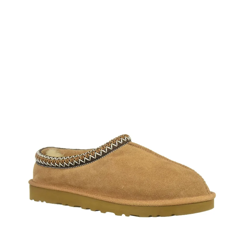 open-toe slippers for men-UGG Men's Tasman Slipper, Chestnut