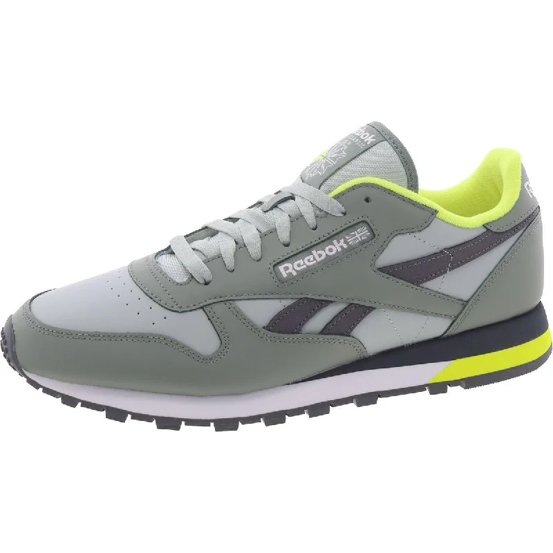 running shoes with raised heel -Reebok Mens Classic Leather Cross Training Fitness Running & Training Shoes