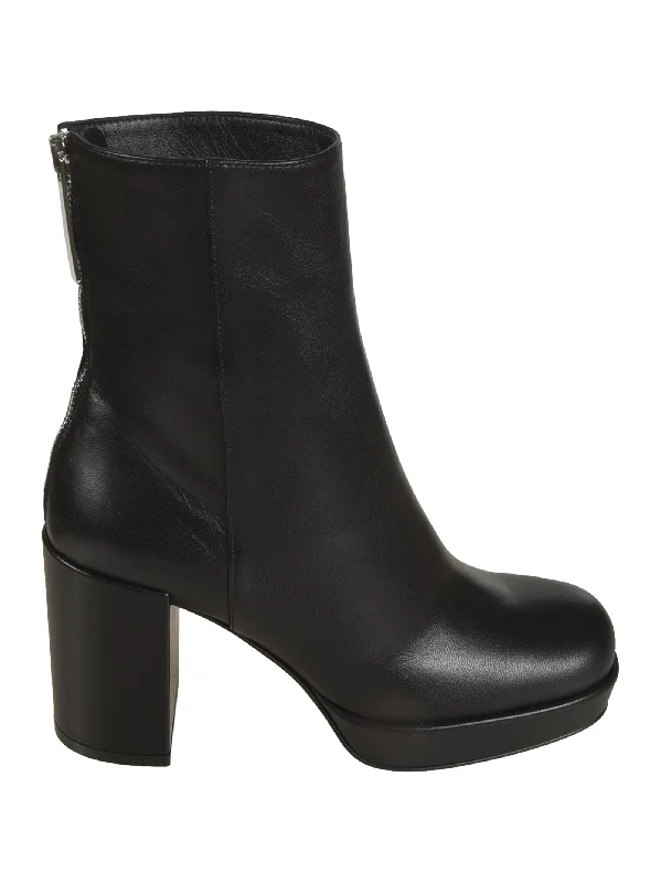 boots with adjustable heel for better comfort-Sergio Rossi Elegant Mini Boots for Women - AI24 Collection