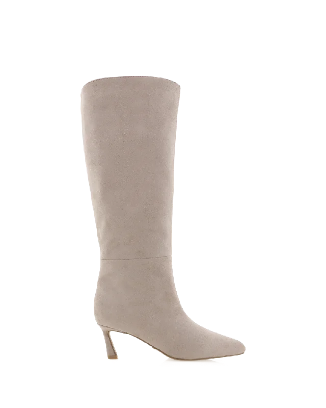 boots for protecting feet from wet conditions-GRETCHEN - MIST SUEDE