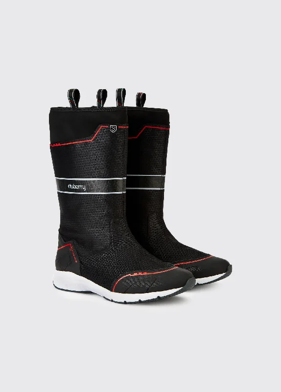 boots for long walks in snowy conditions-Hobart Men's ExtraFit™ Sailing boot - Black