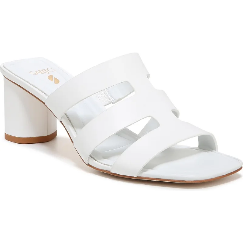 Comfortable sandals with flat soles for relaxed, comfortable wear -Sarto Franco Sarto Womens Flexa Carly Caged Slide Sandals