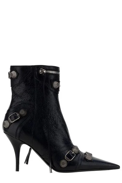 boots with enhanced grip for slippery conditions-BALENCIAGA Mini Cagole Bootie H90 for Women