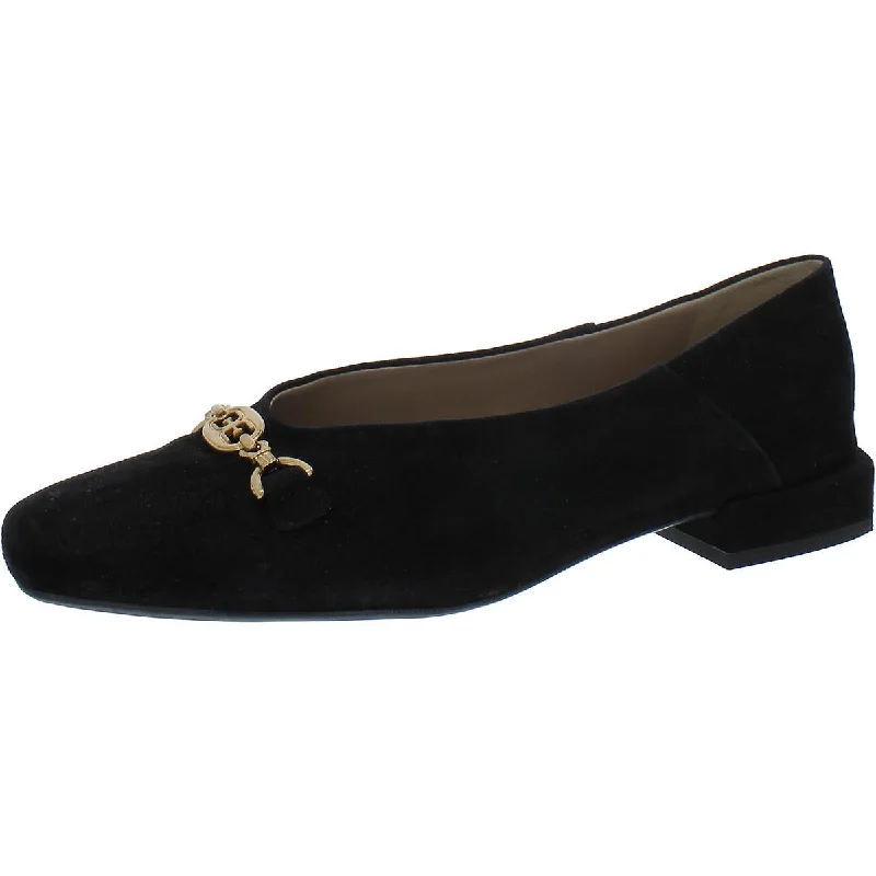 loafers for women with breathable, soft material -Sam Edelman Womens Kimmi Suede Slip-On Loafers