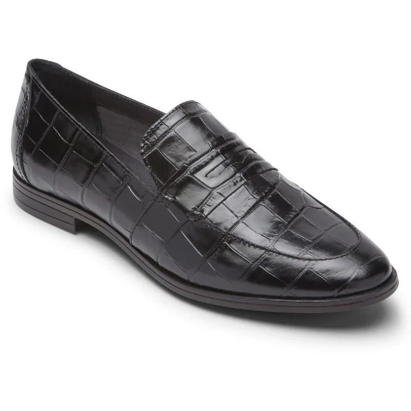 stylish loafers with a contemporary design -Rockport Womens Perpetua Slip-on Dressy Loafers