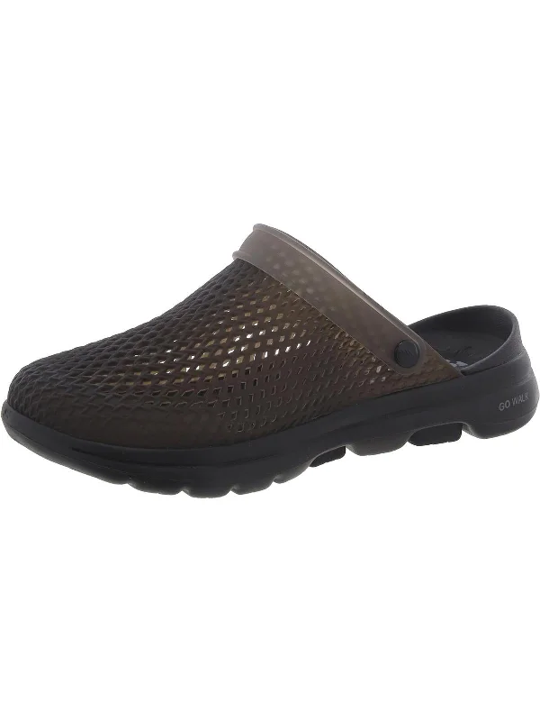 slippers for morning wear-Womens Perforated Slip-On Clogs