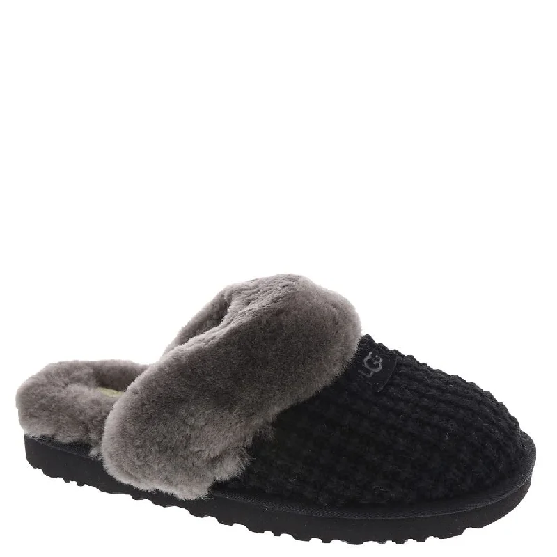 slippers for indoor relaxation-Women's Shoes UGG COZY Knit Platform Slide Slippers 1117659 BLACK