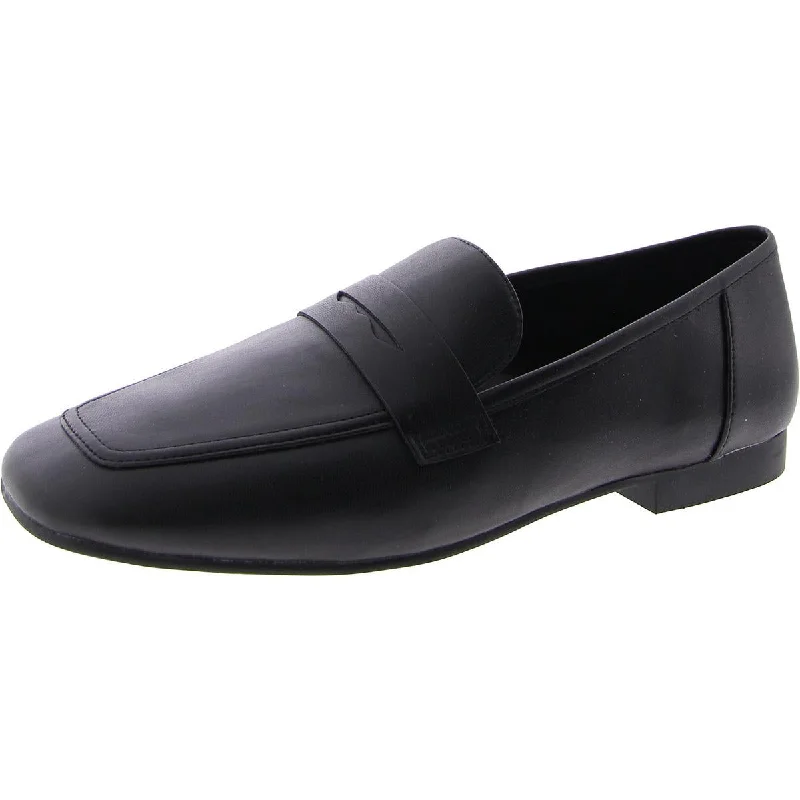 loafers with leather lining for premium comfort -Steve Madden Womens Garden Faux Leather Slip On Loafers