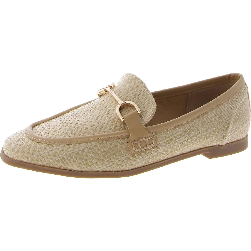 slip-on loafers for a casual look -Steve Madden Womens Carrine Woven Flat Loafers