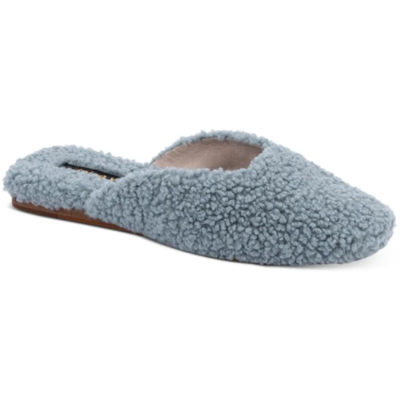 slippers for indoor use-Dolce Vita Womens Saydee Faux Fur Slippers Mules