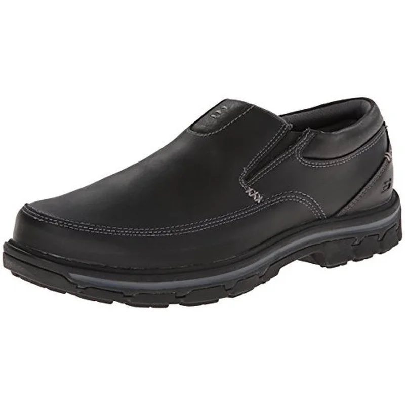 loafers for men with classic and modern design features -Skechers Mens Segment-The Search Leather Lifestyle Loafers