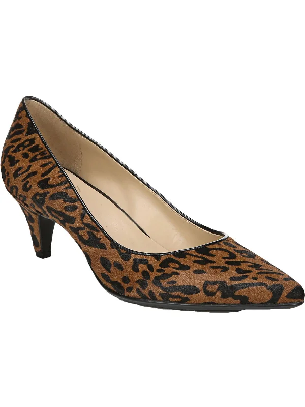 Beverly 2 Womens Leather Calf Hair Pumps