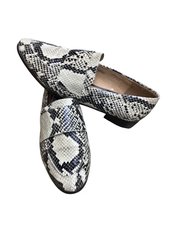 Elegant flats for formal dinners -Shoes Flats By Halogen In Snakeskin Print, Size: 8.5