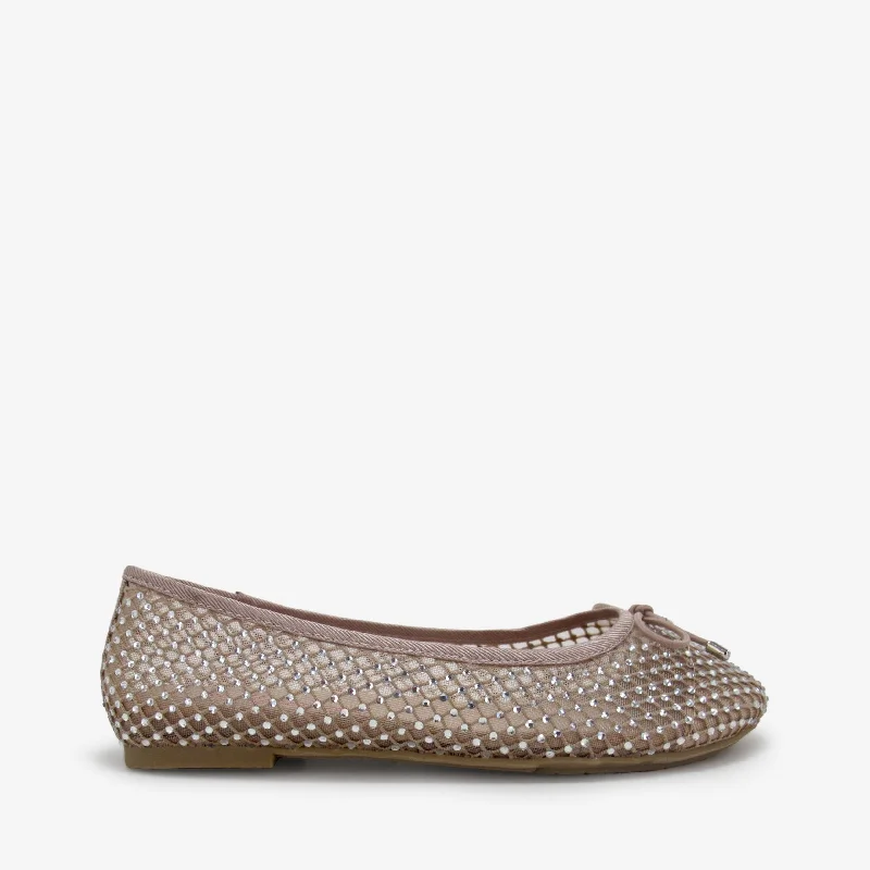 Flats shoes for women with thick soles -ANGGIE NUDE