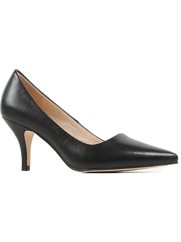 Womens Faux Leather Dressy Pumps