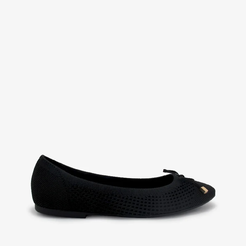 Trendy flats shoes for comfortable street style -CRUISER BLACK