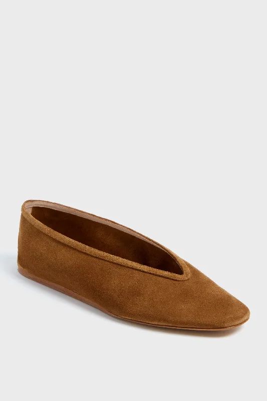 slippers for relaxation after a long day-Taupe Luna Suede Slippers