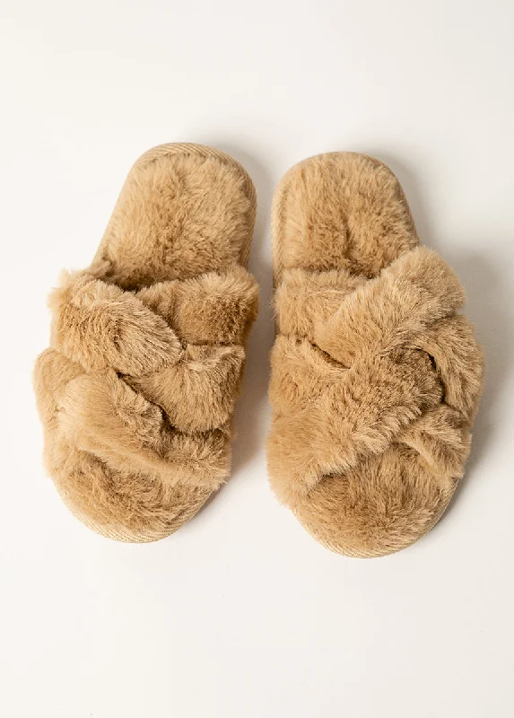 slippers for all-season wear-Taisha Slippers in Taupe