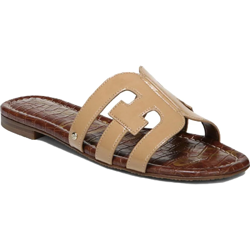 Sandals for women with simple straps for a minimalist look -Sam Edelman Womens Bay Cut-Out Slip On Slide Sandals