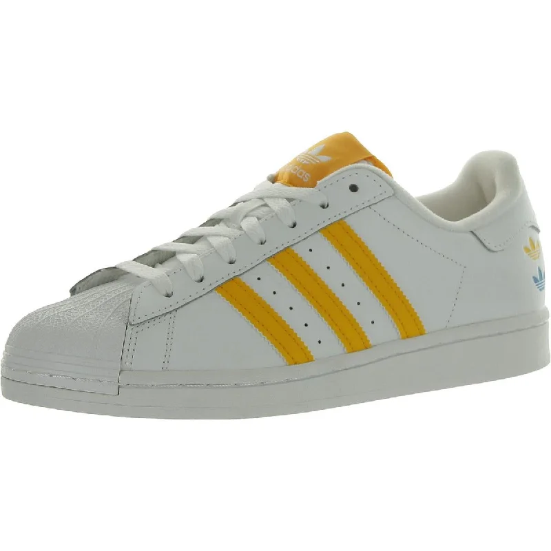 running shoes for weekend runs -Adidas Mens SUPERSTAR Faux Leather Trainer Running & Training Shoes