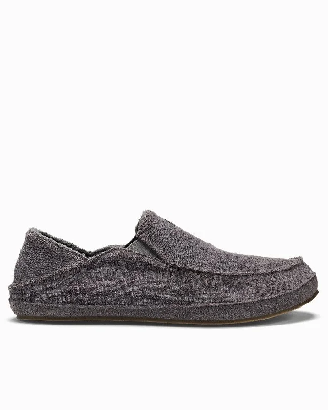 slippers for standing on hard floors-Olukai Moloa Hulu Slipper Rock Rock Men's