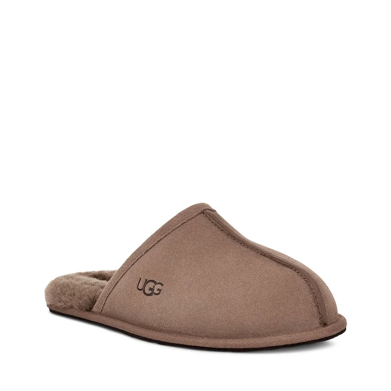 slippers with extra cushioning-UGG Men's Scuff Slipper, Caribou