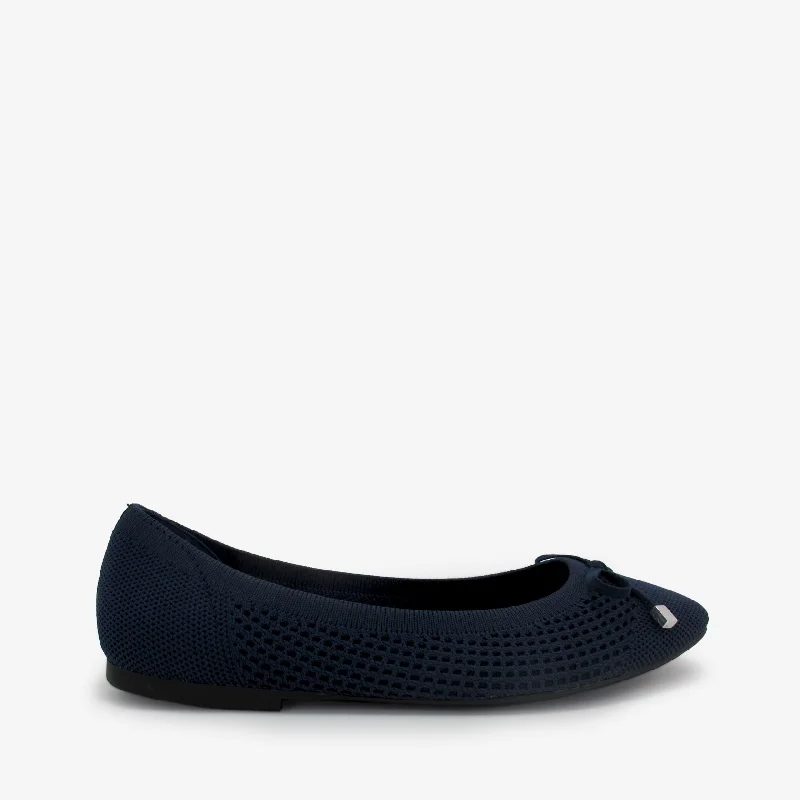 Flats shoes for women with unique features -CRUISER NAVY