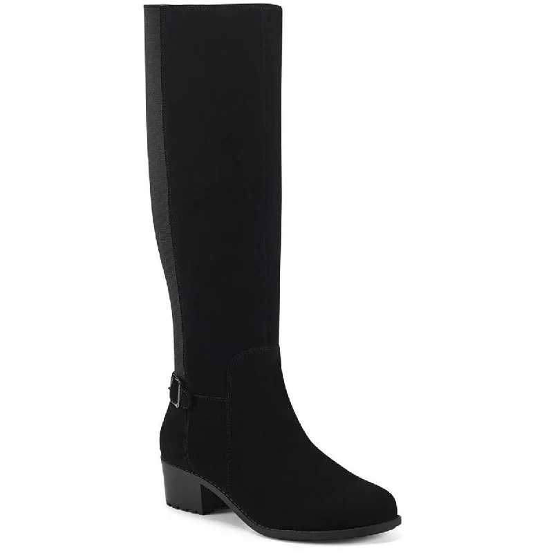 boots for ensuring warmth in extreme outdoor conditions-Easy Spirit Womens Chaza Leather Knee-High Boots